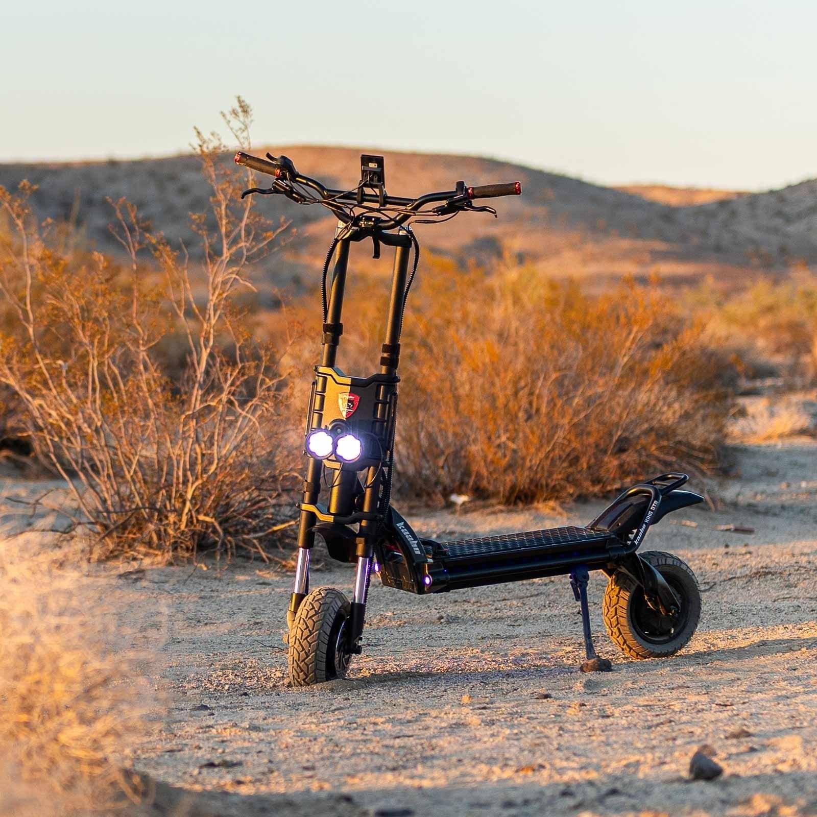 The King GTR is a super fast and powerful electric scooter made for big rides and strong performance.